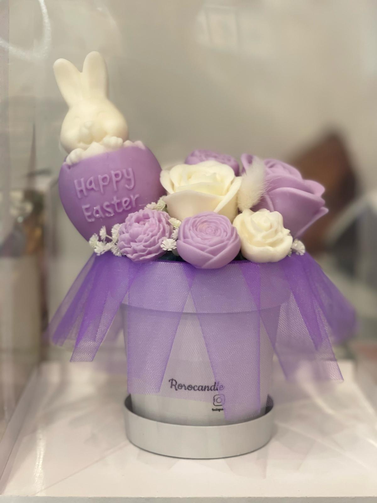 Bouquet Pasquale Profumato in Cera di Soia - Edizione Limitata