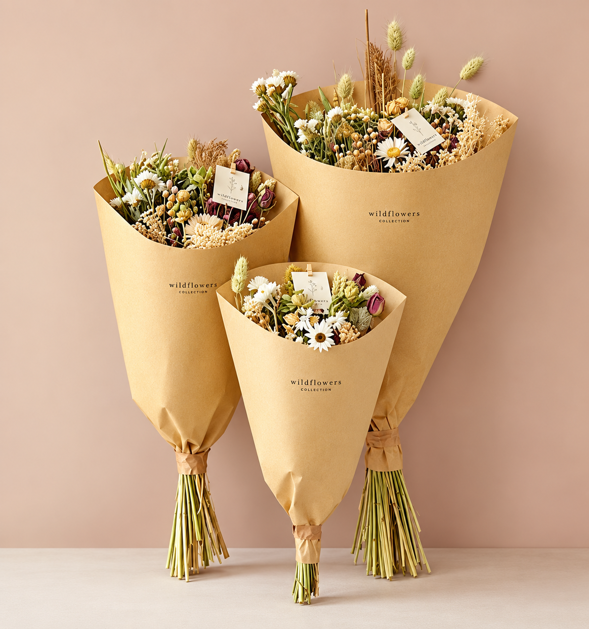 Fiori secchi - Bouquet di campo - Naturale