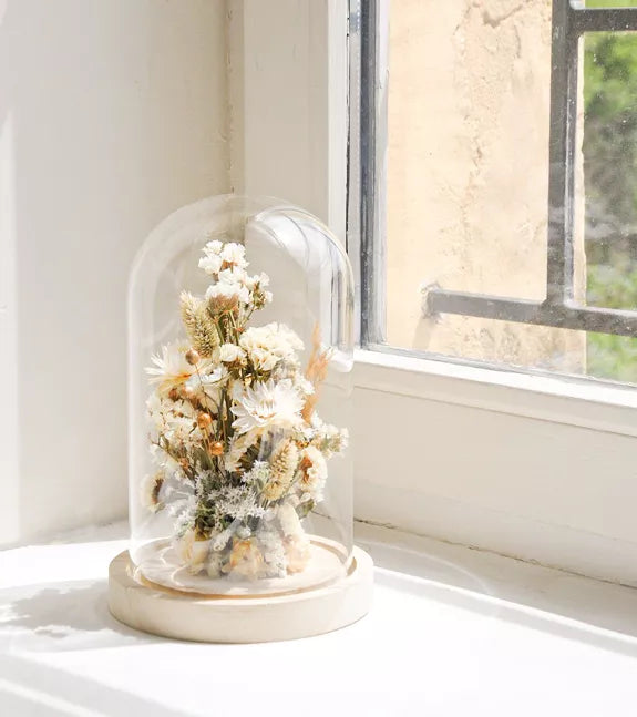 Campana di fiori secchi