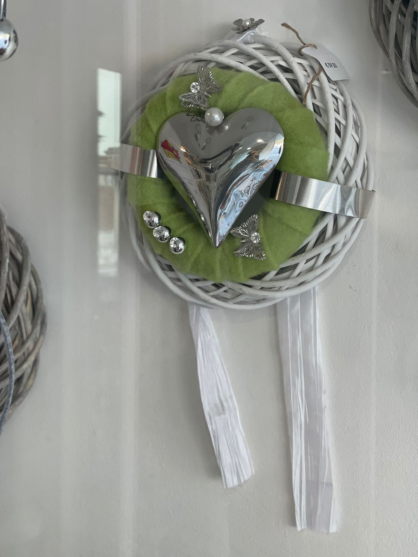 Ghirlanda cuore silver