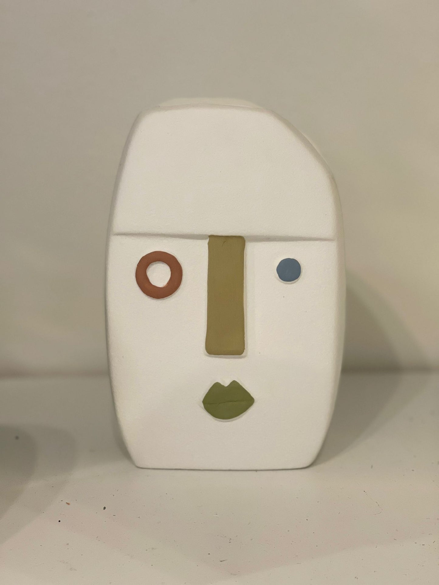 Vaso astratto viso donna