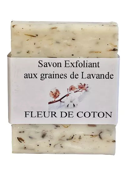 Sapone esfoliante  Fiore di cotone